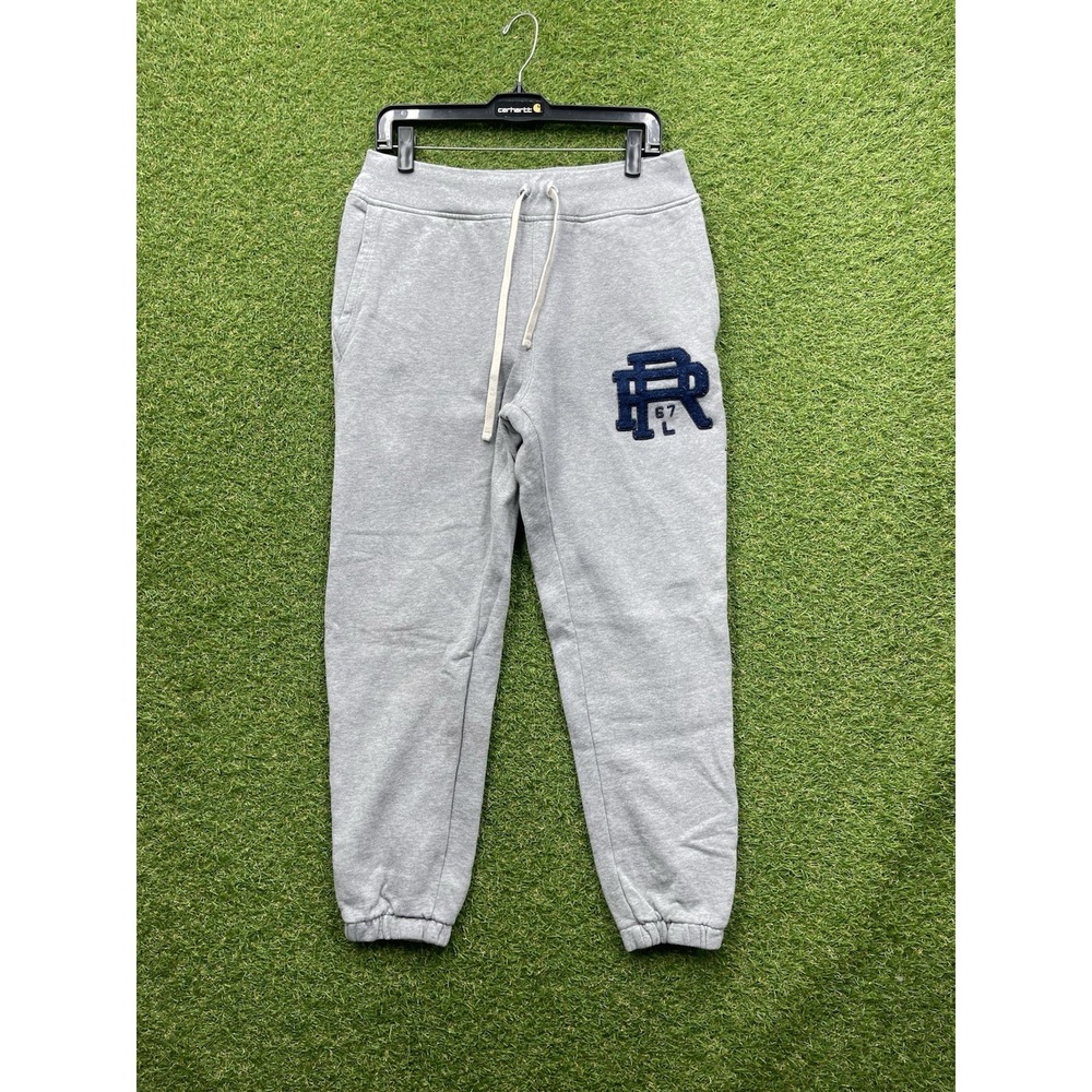 Polo Ralph Lauren Sweatpants Mens Medium PRL 67 Chenille Patch Fleece Joggers